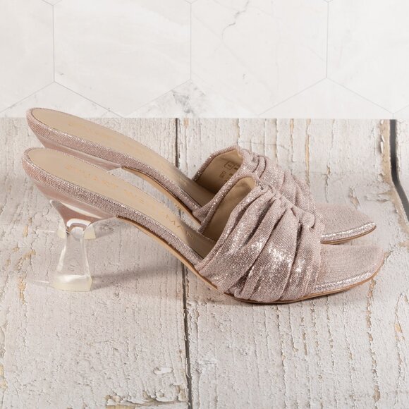 Stuart Weitzman Ruche 75 Slide Heels for Women Slip-on Style Comfortable Size 8B - Picture 2 of 16